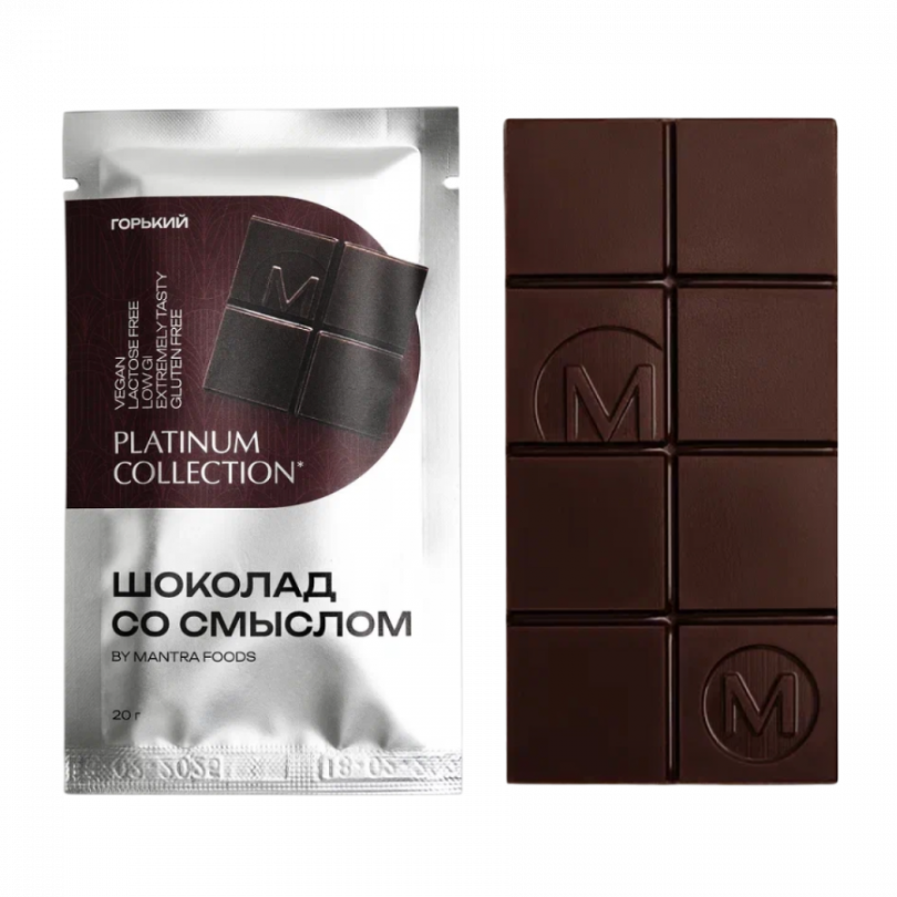 Шоколад со смыслом "Горький" Mantra Foods